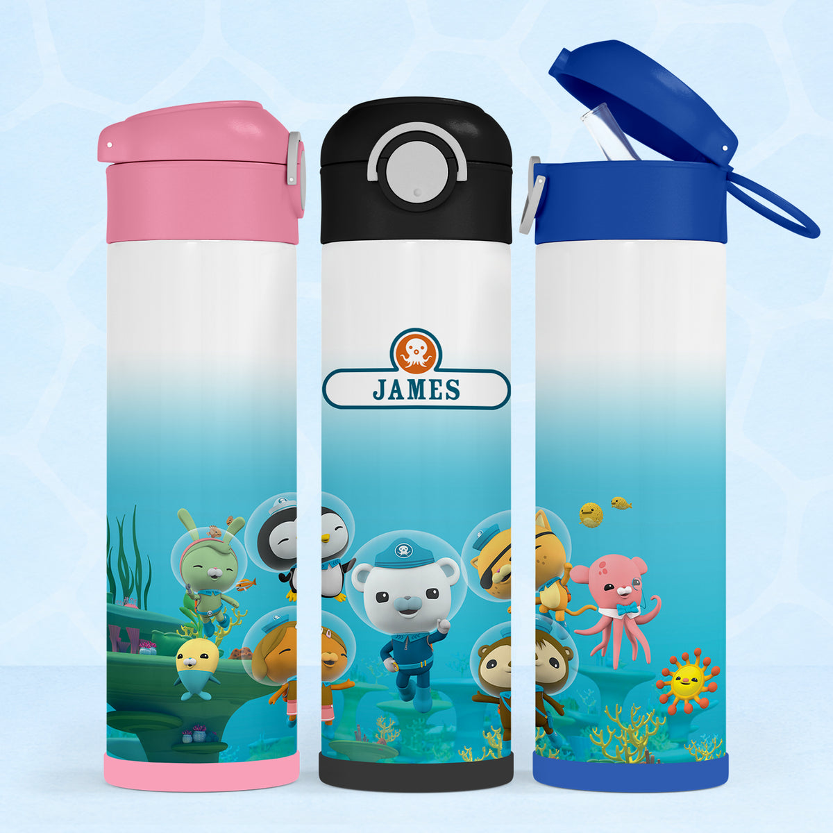 Personalised Octonaughts Water Bottle