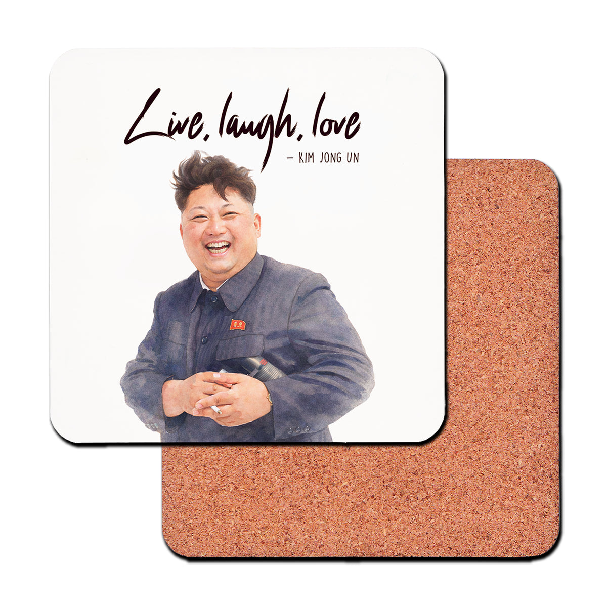 Kim Jong Un “Live, Laugh, Love” Mug