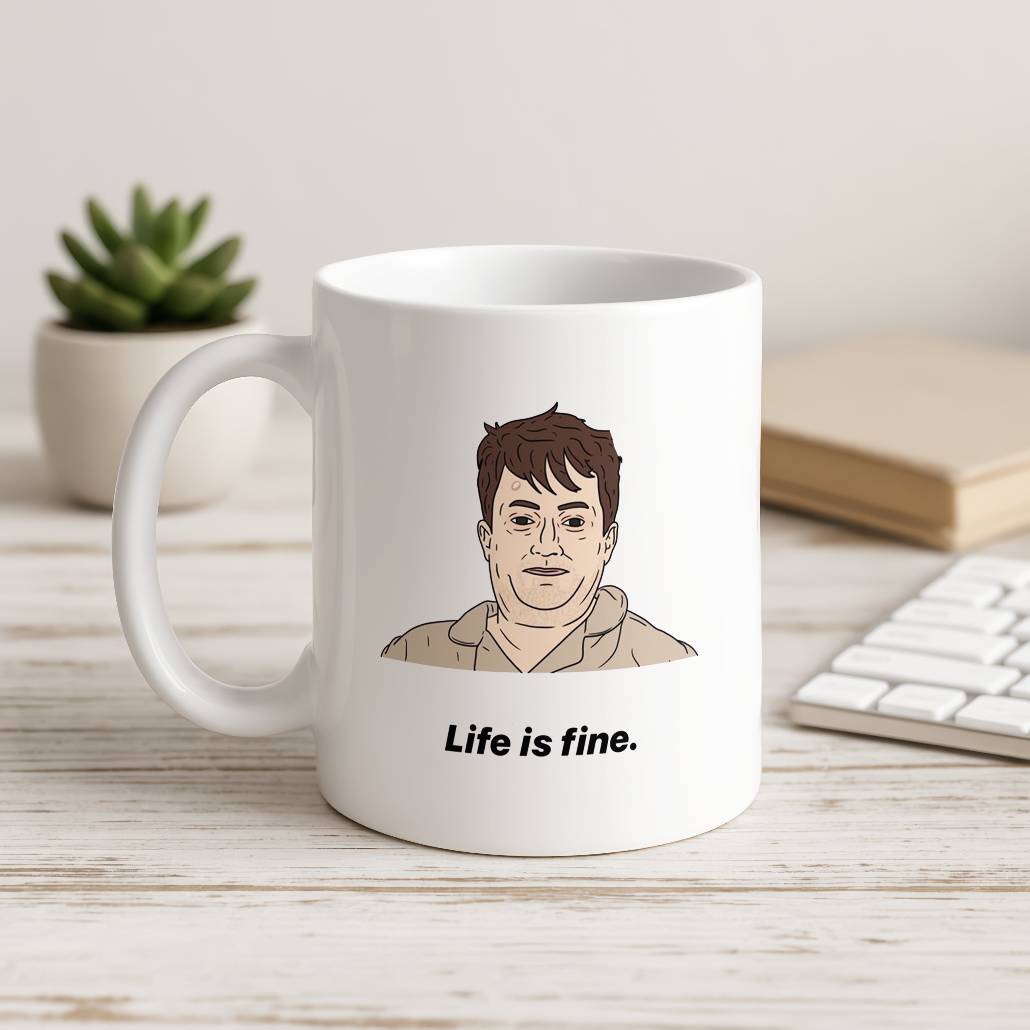 Peep Show: Mark Corrigan “Life Is Fine” Mug