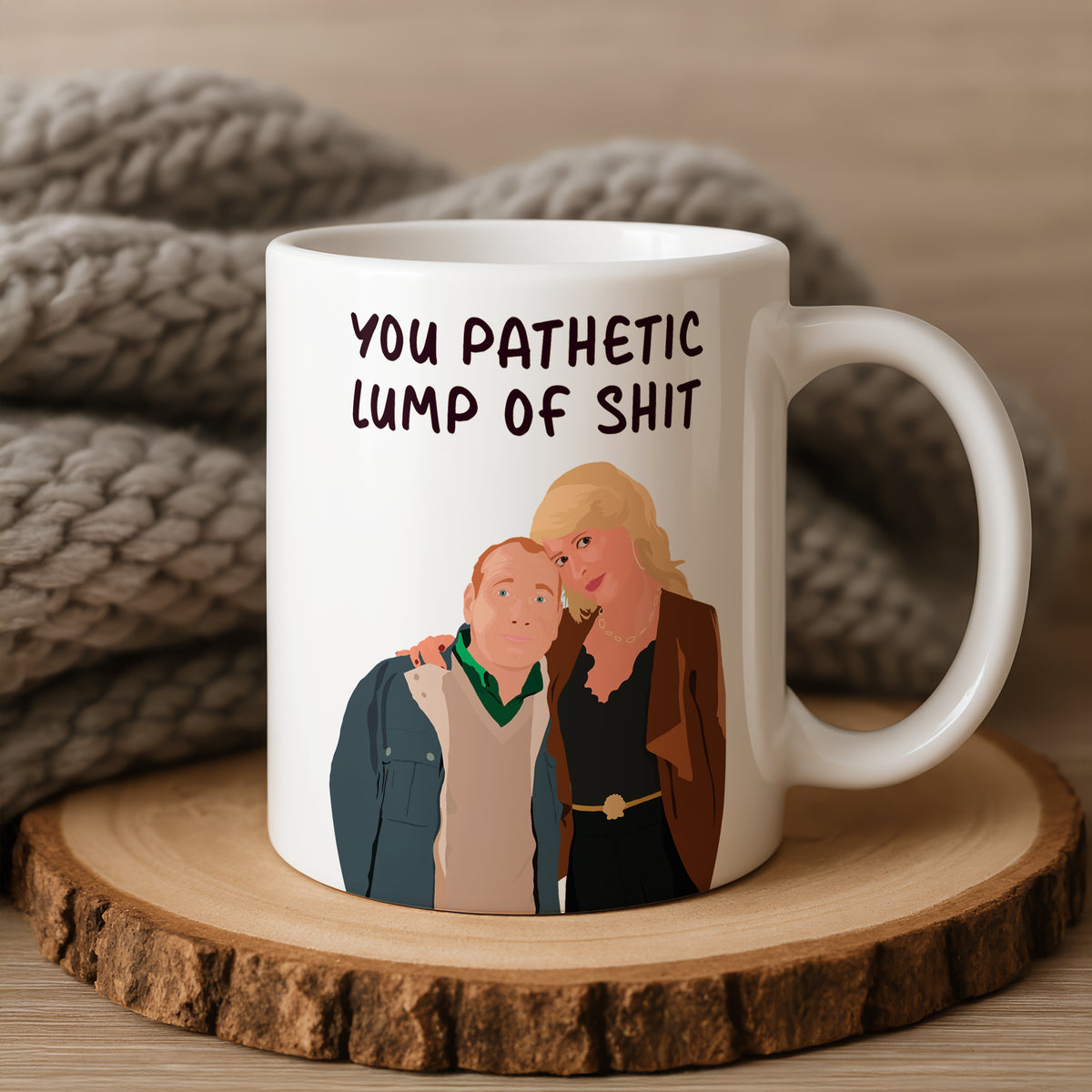 Gavin And Stacey “You Pathetic Lump Of Shit” Pete And Dawn Mug