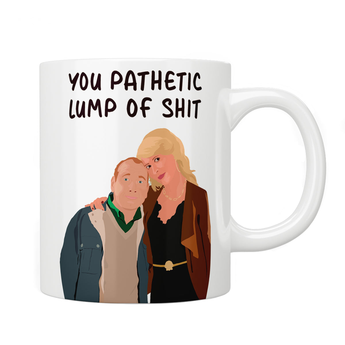 Gavin And Stacey “You Pathetic Lump Of Shit” Pete And Dawn Mug
