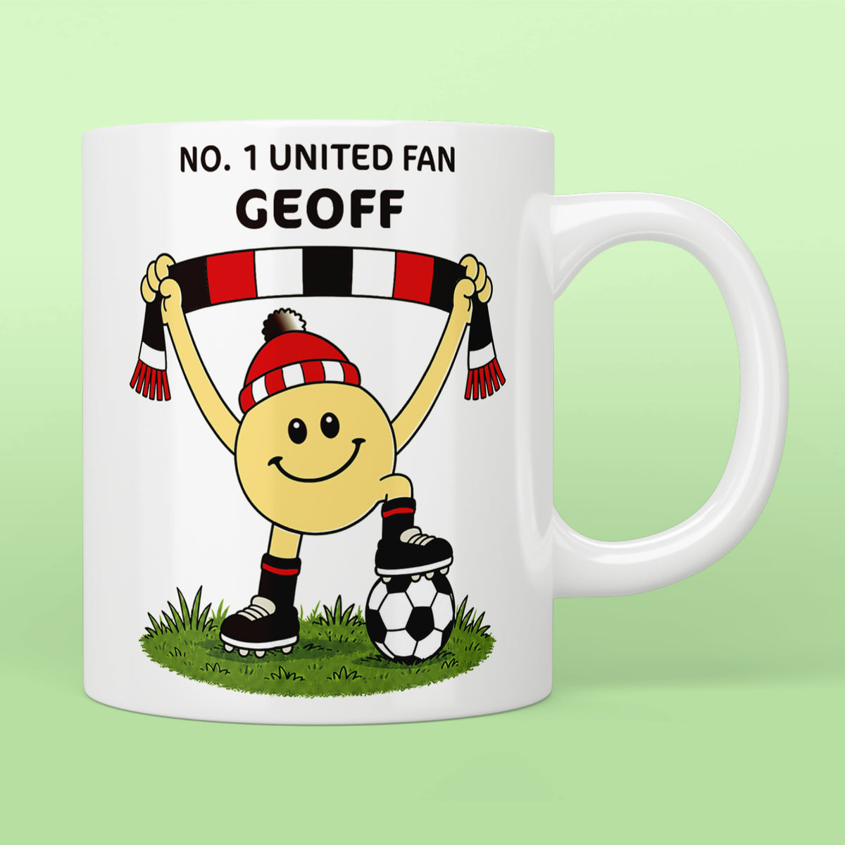 Peronalised No. 1 United Fan Mug