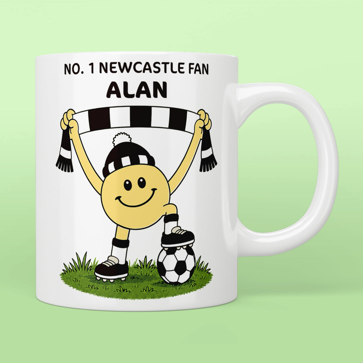 Personalised No. 1 Newcastle Fan Mug