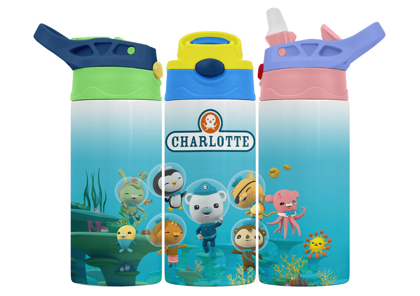 Personalised Octonaughts 350ml Bottle