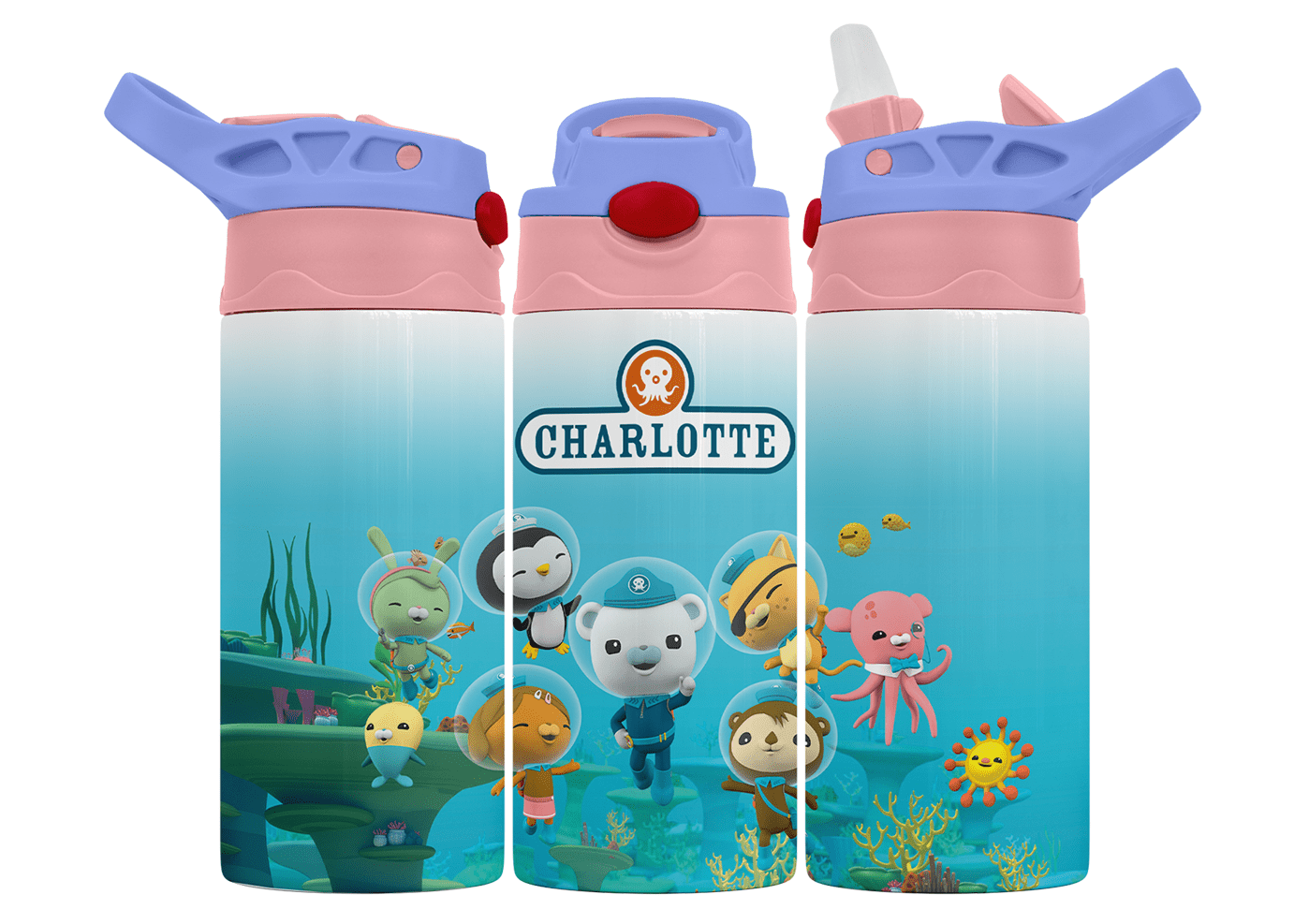 Personalised Octonaughts 350ml Bottle