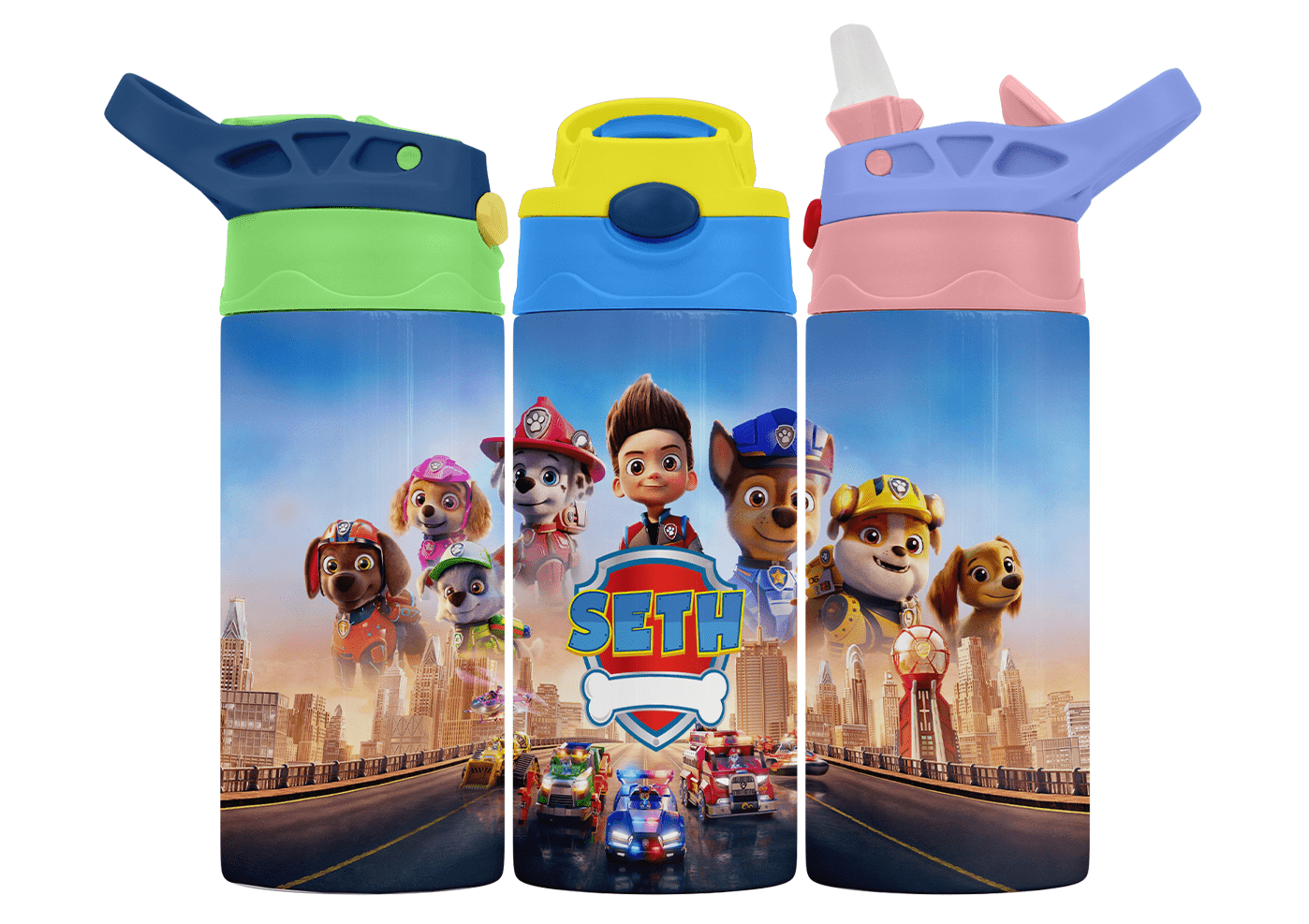 Personalised Paw Patrol 350ml Bottle