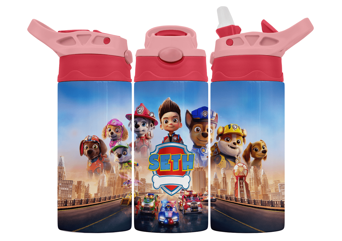 Personalised Paw Patrol 350ml Bottle