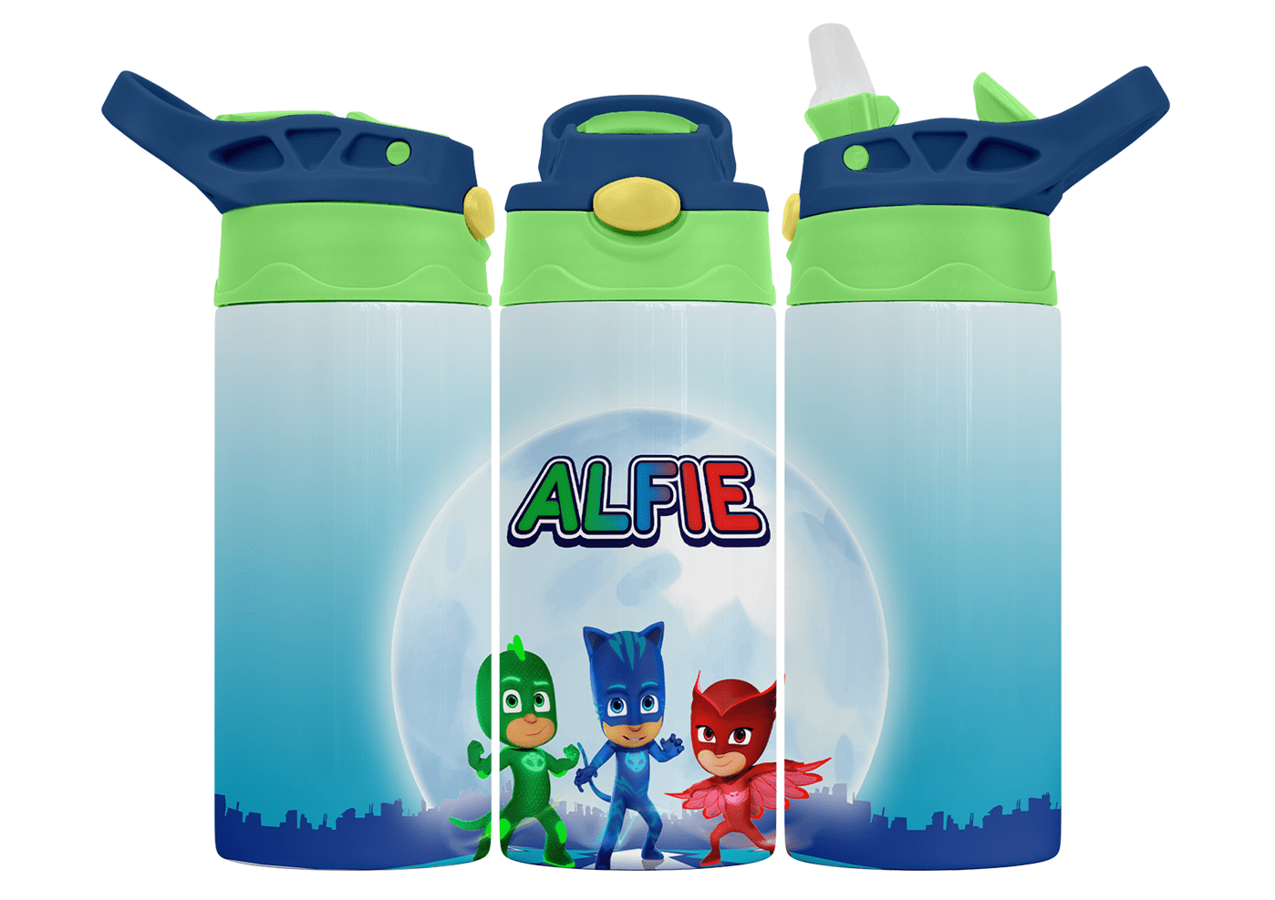 Personalised PJ Masks 350ml Bottle