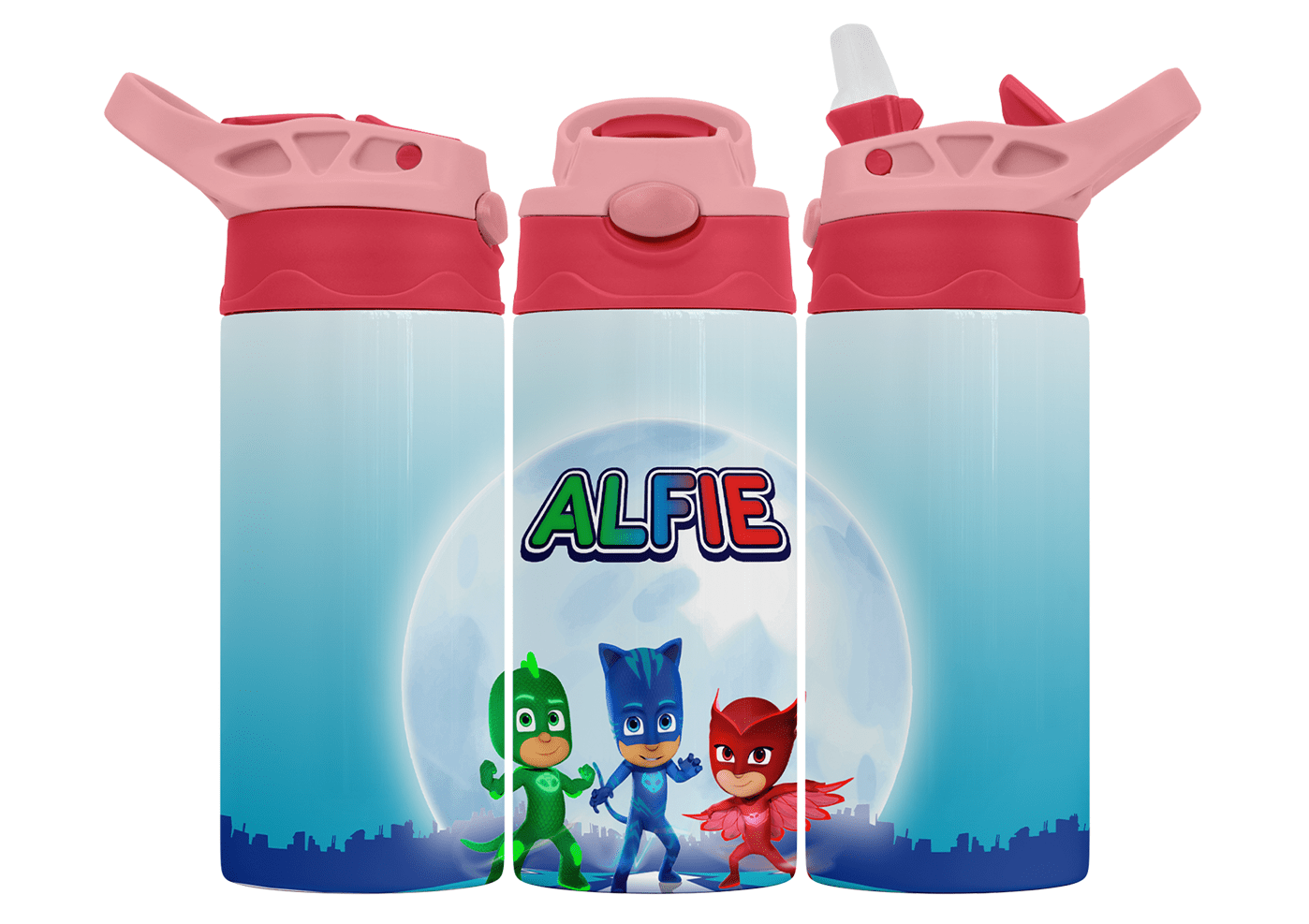 Personalised PJ Masks 350ml Bottle