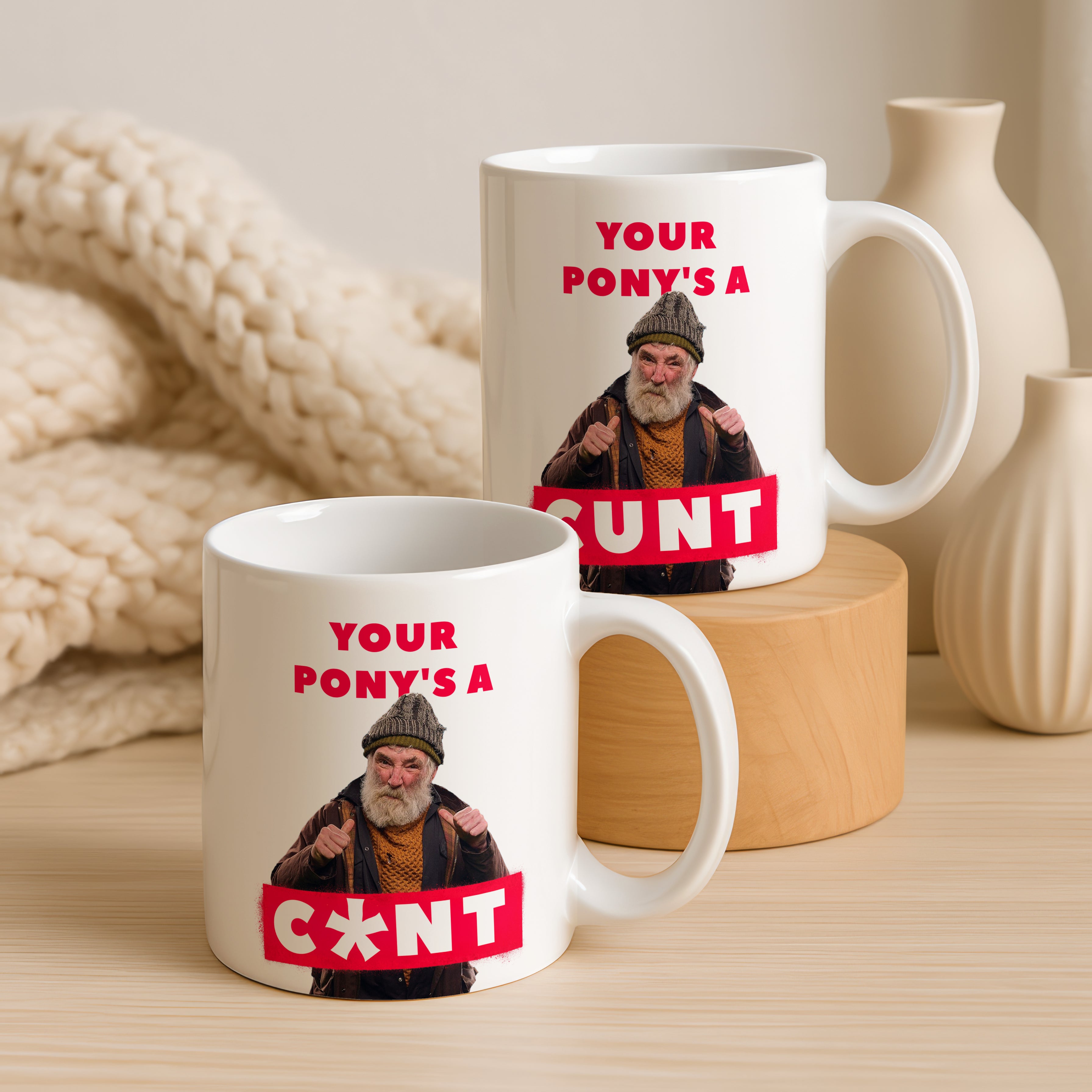 Brassic: “Your Pony’s A C*nt” Mug