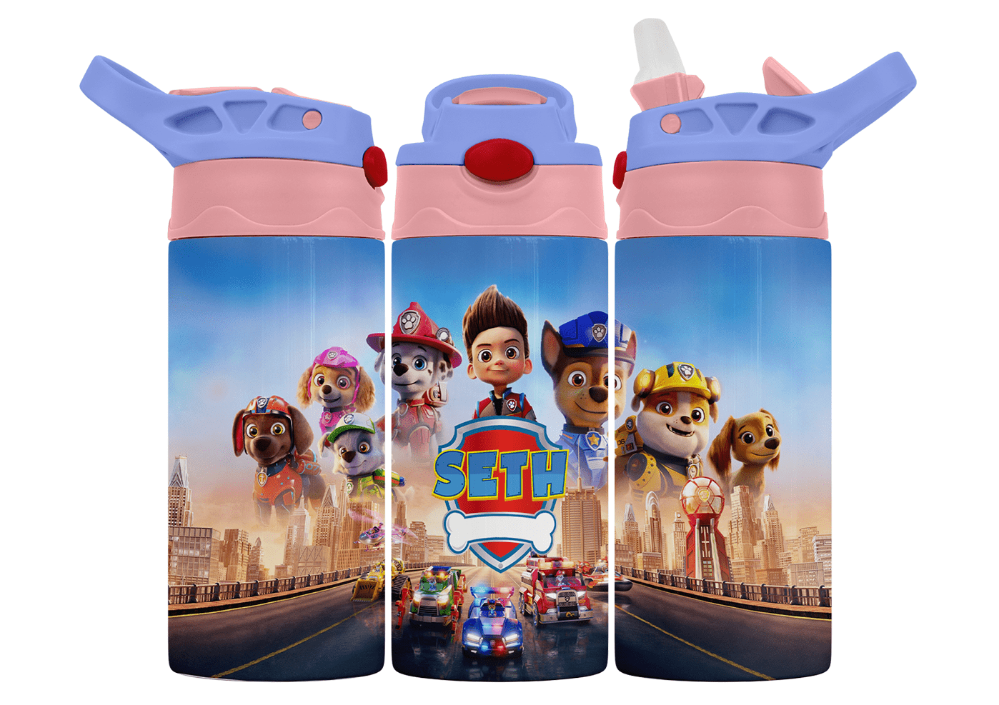 Personalised Paw Patrol 350ml Bottle