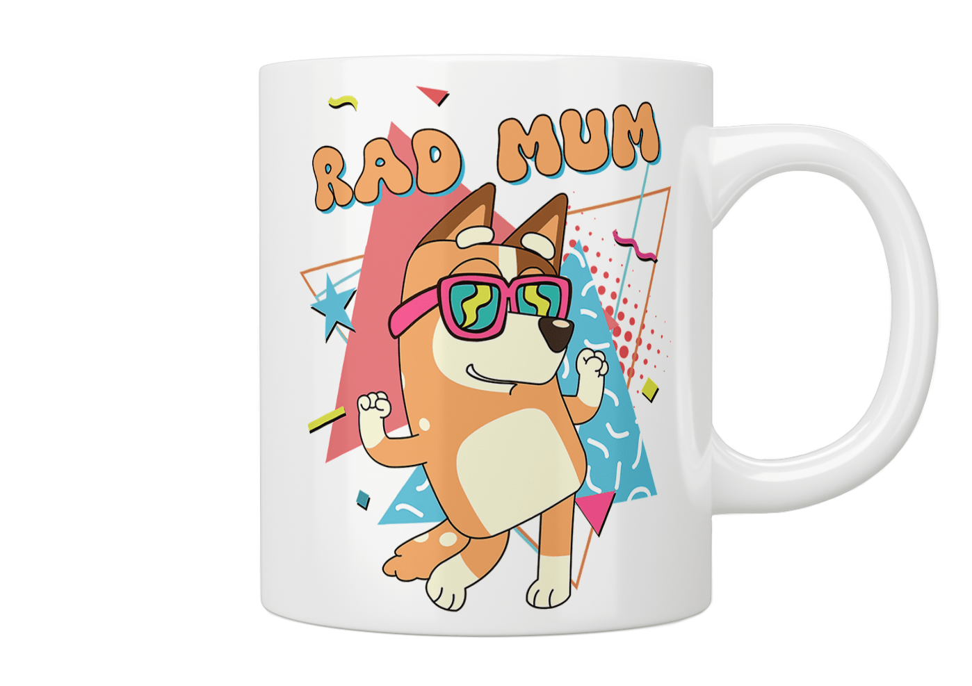 Bluey Rad Mum Mug - Jazzy Giraffe Mug