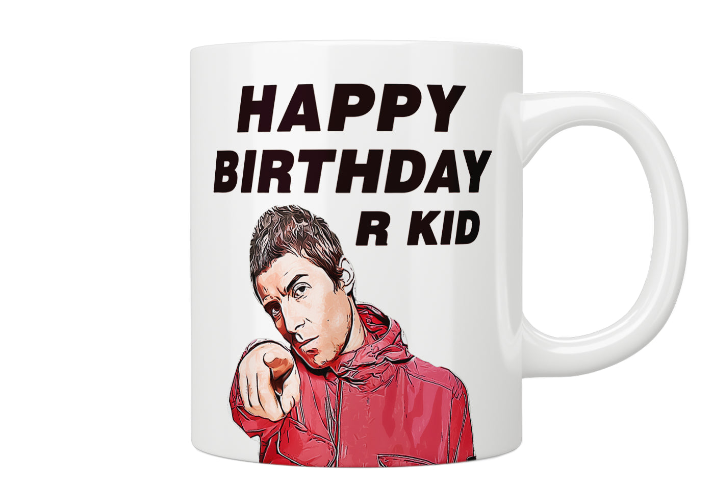 Liam Gallagher “Happy Birthday R Kid” Mug