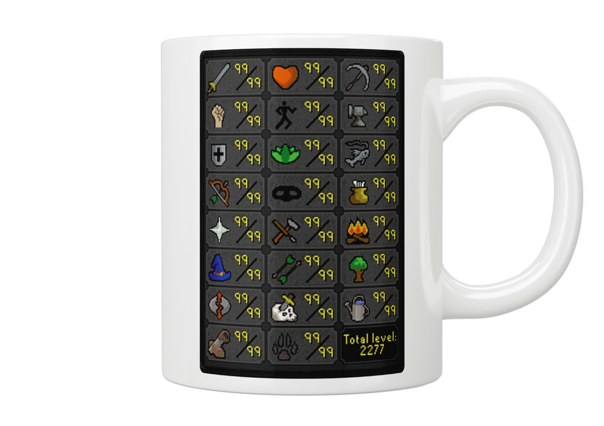 OSRS Runescape Max Level 2277 Mug