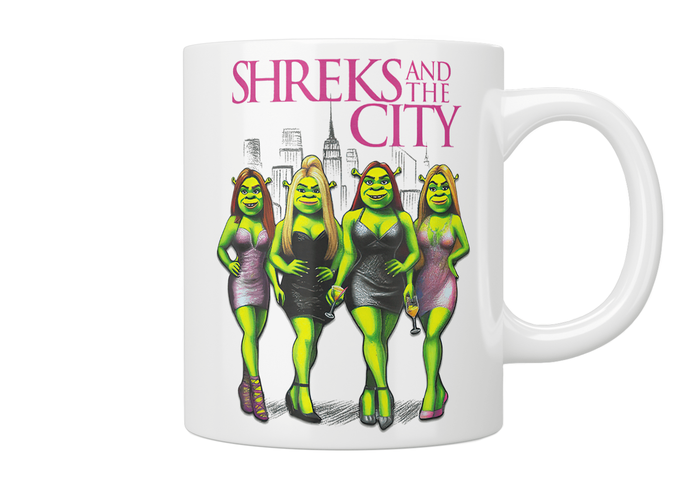 Shreks And The City Mug