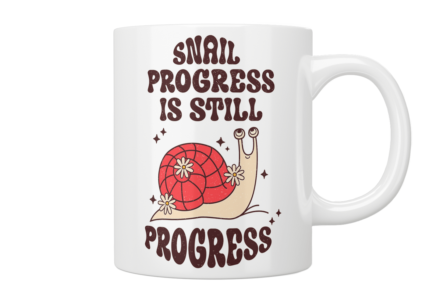 Snail Progress Is Still Progress Mug