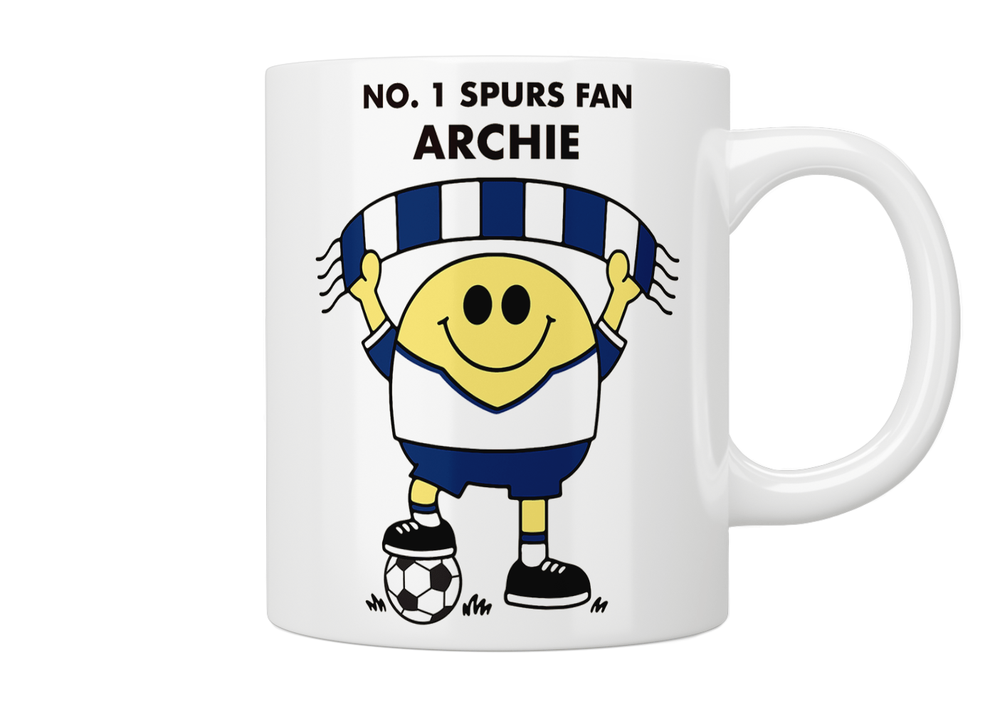 Personalised No. 1 Spurs Fan Mug