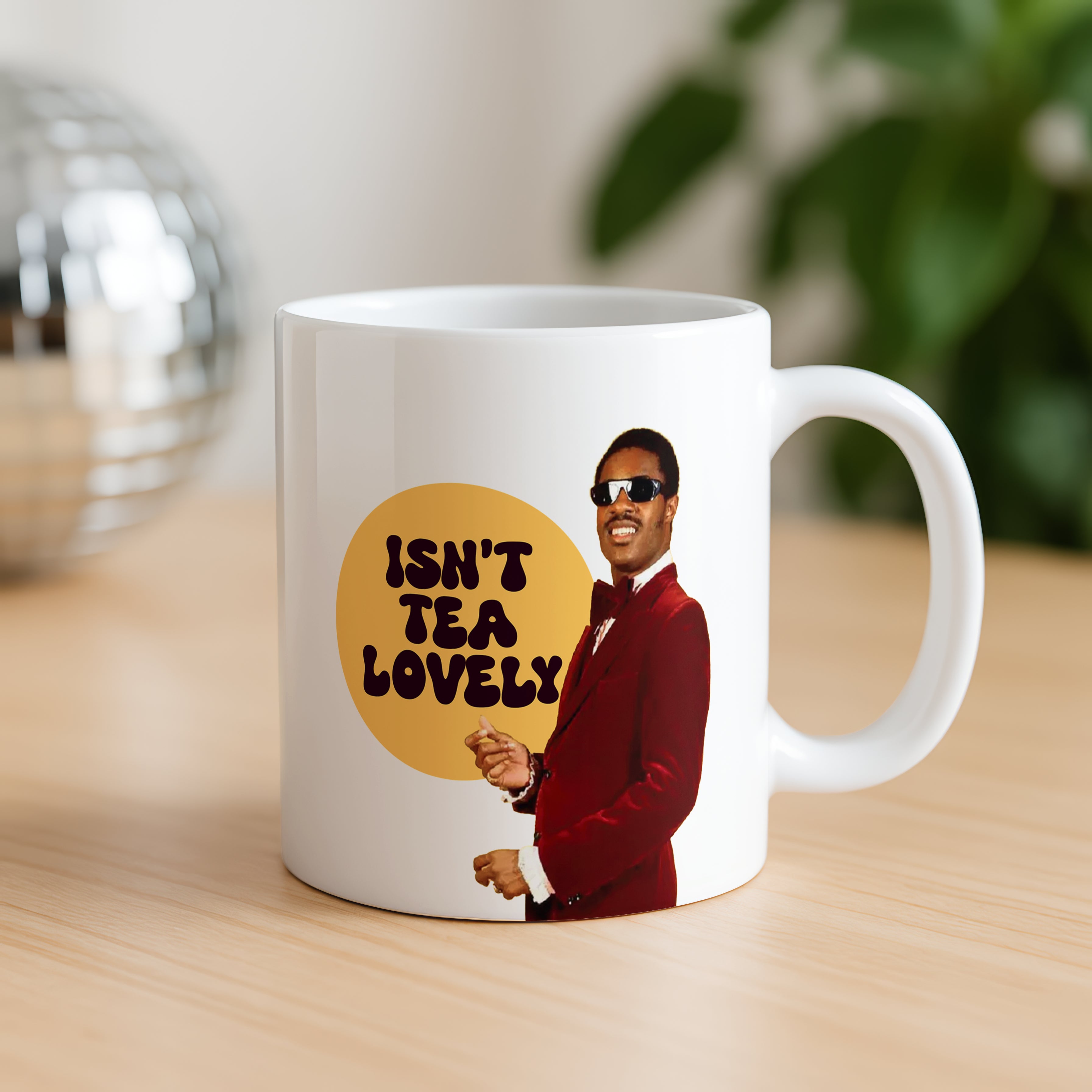 Stevie Wonder Isn’t Tea Lovely Mug