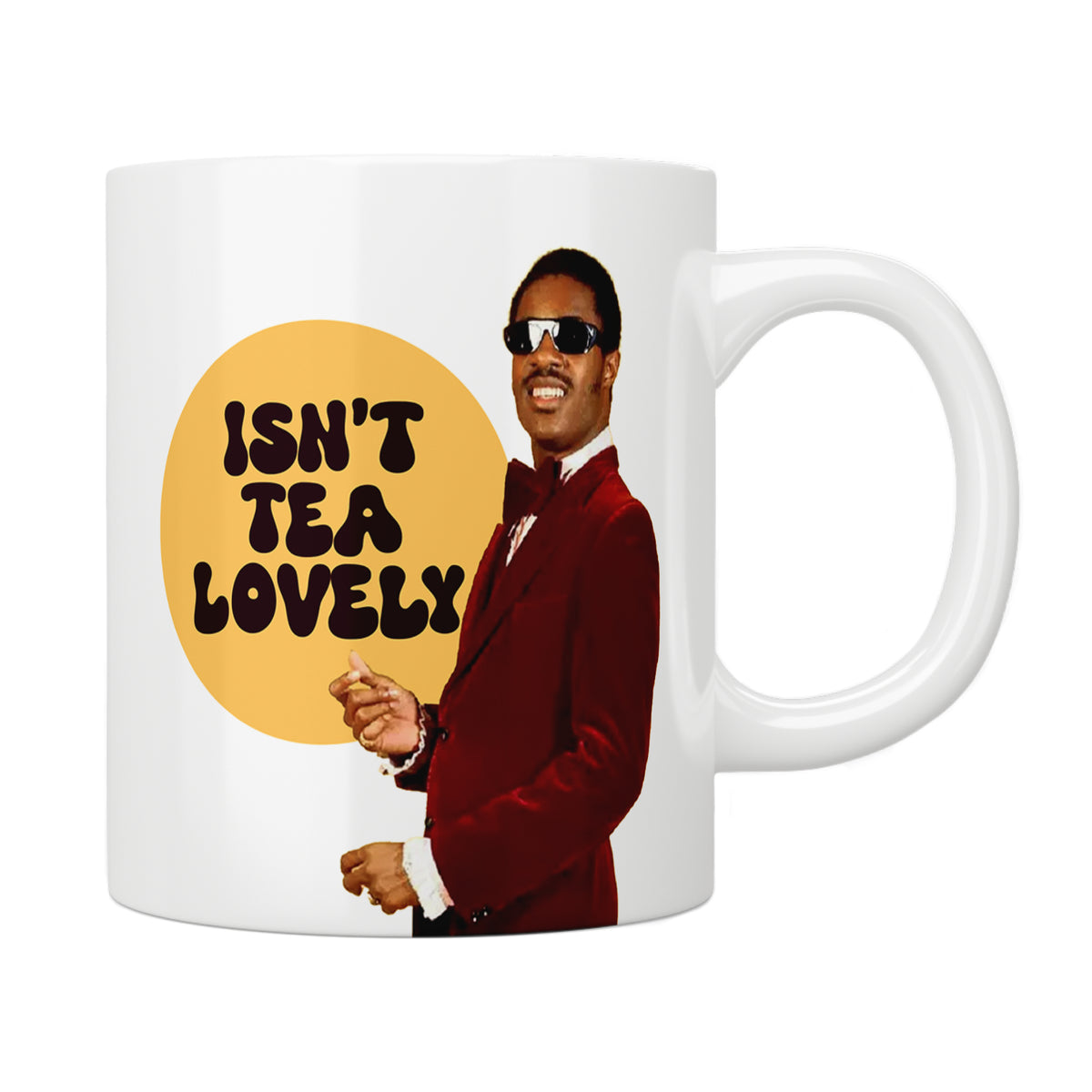 Stevie Wonder Isn’t Tea Lovely Mug
