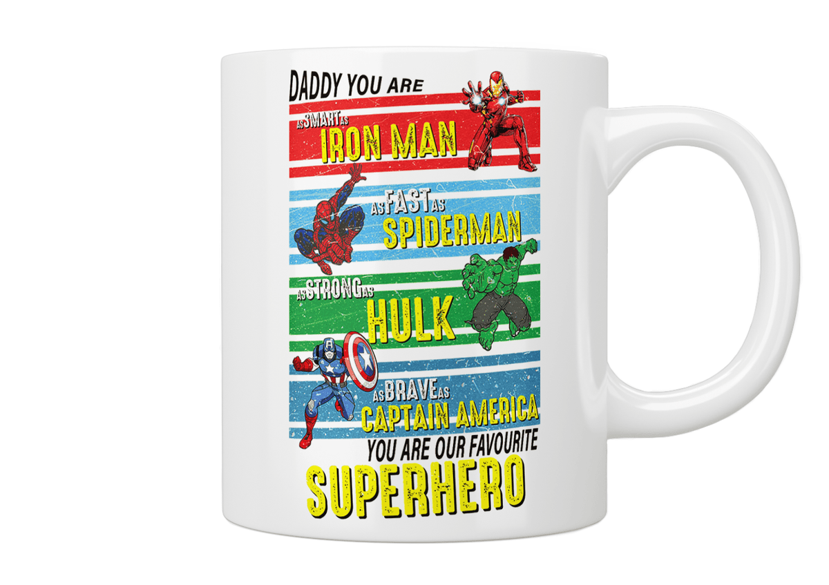 Daddy - you are our favourite superhero mug