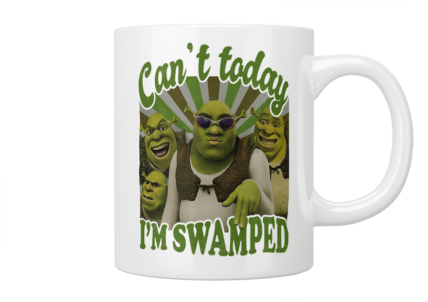 Shrek "Can’t Today I’m Swamped" Mug