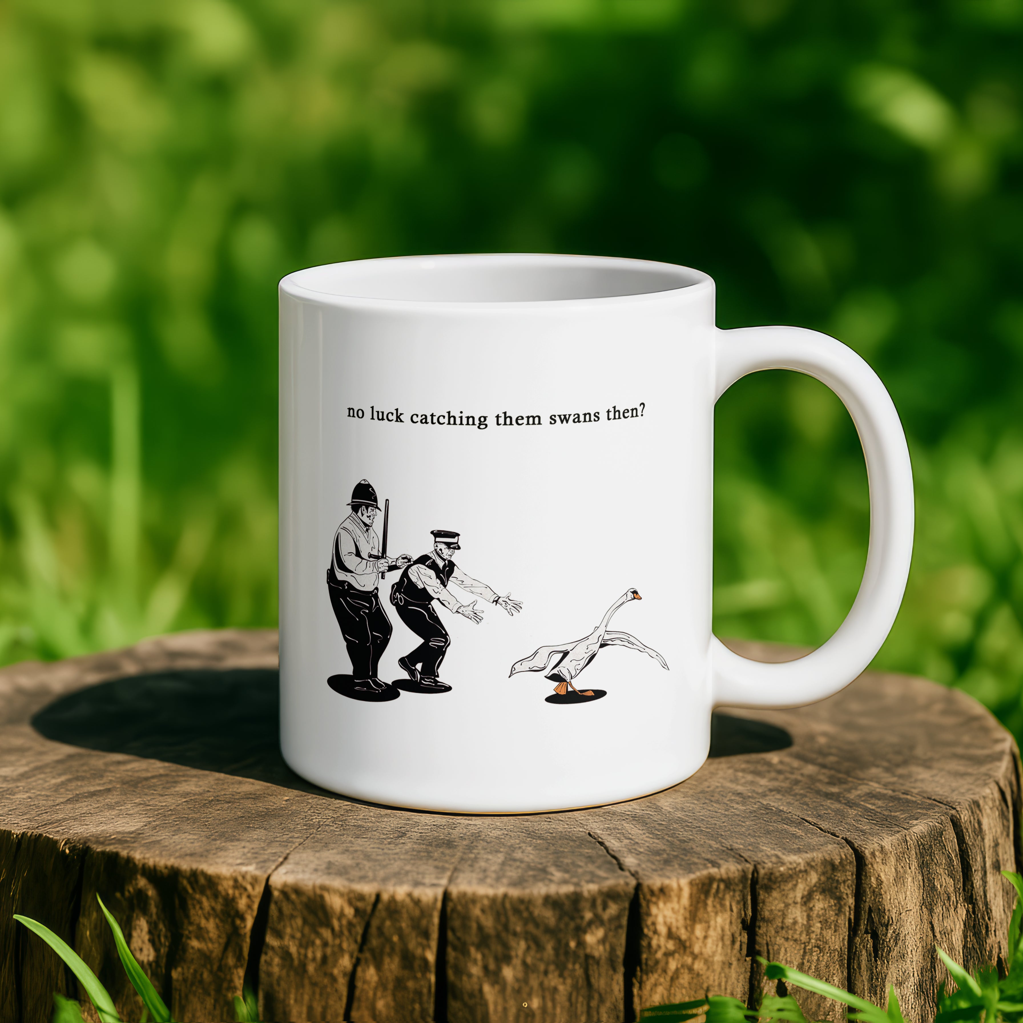 Hot Fuzz Swans Mug