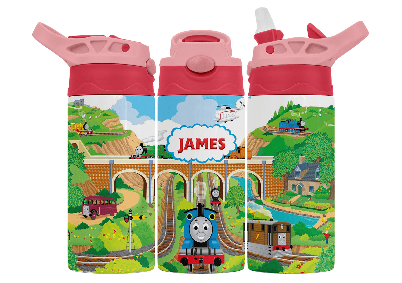 Personalised Thomas The Tank Engine & Friends 350ml Bottle