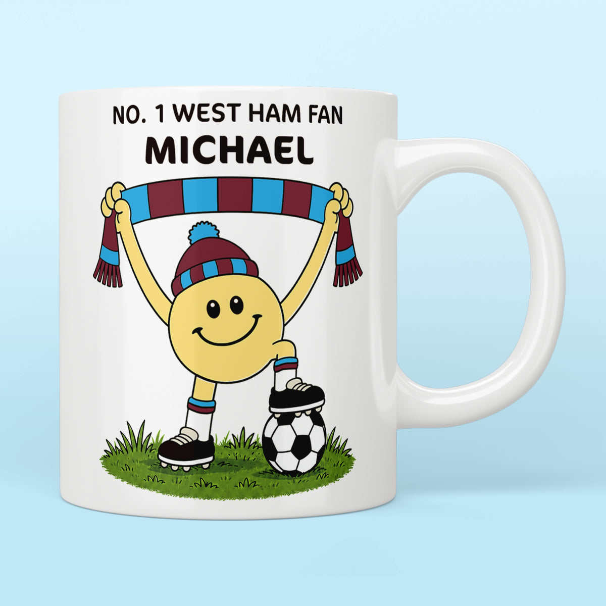 Personalised No. 1 West Ham Fan Mug