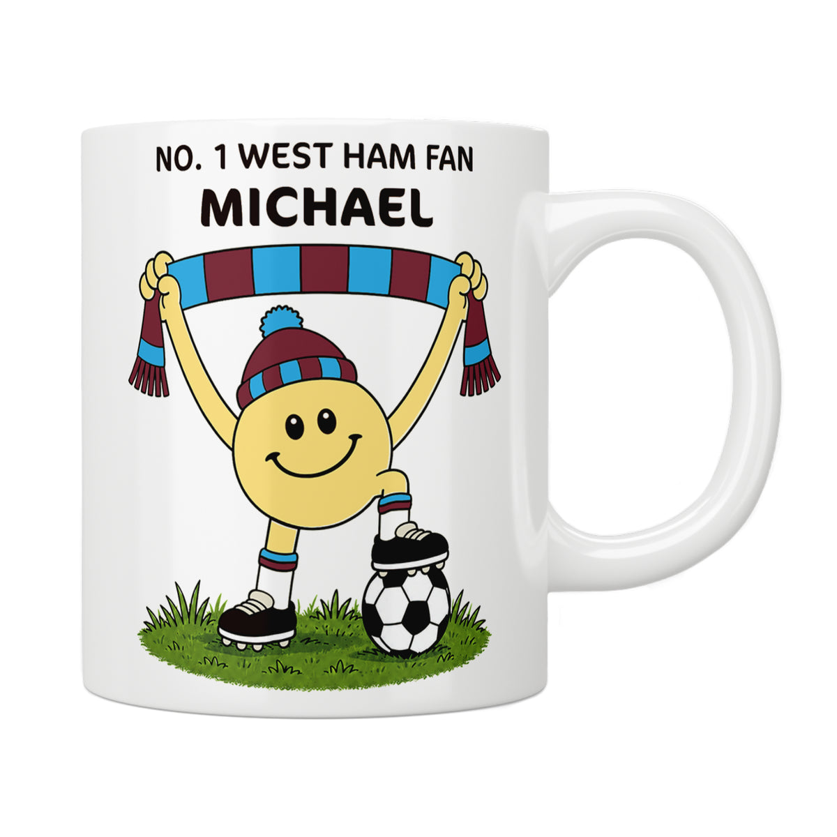 Personalised No. 1 West Ham Fan Mug