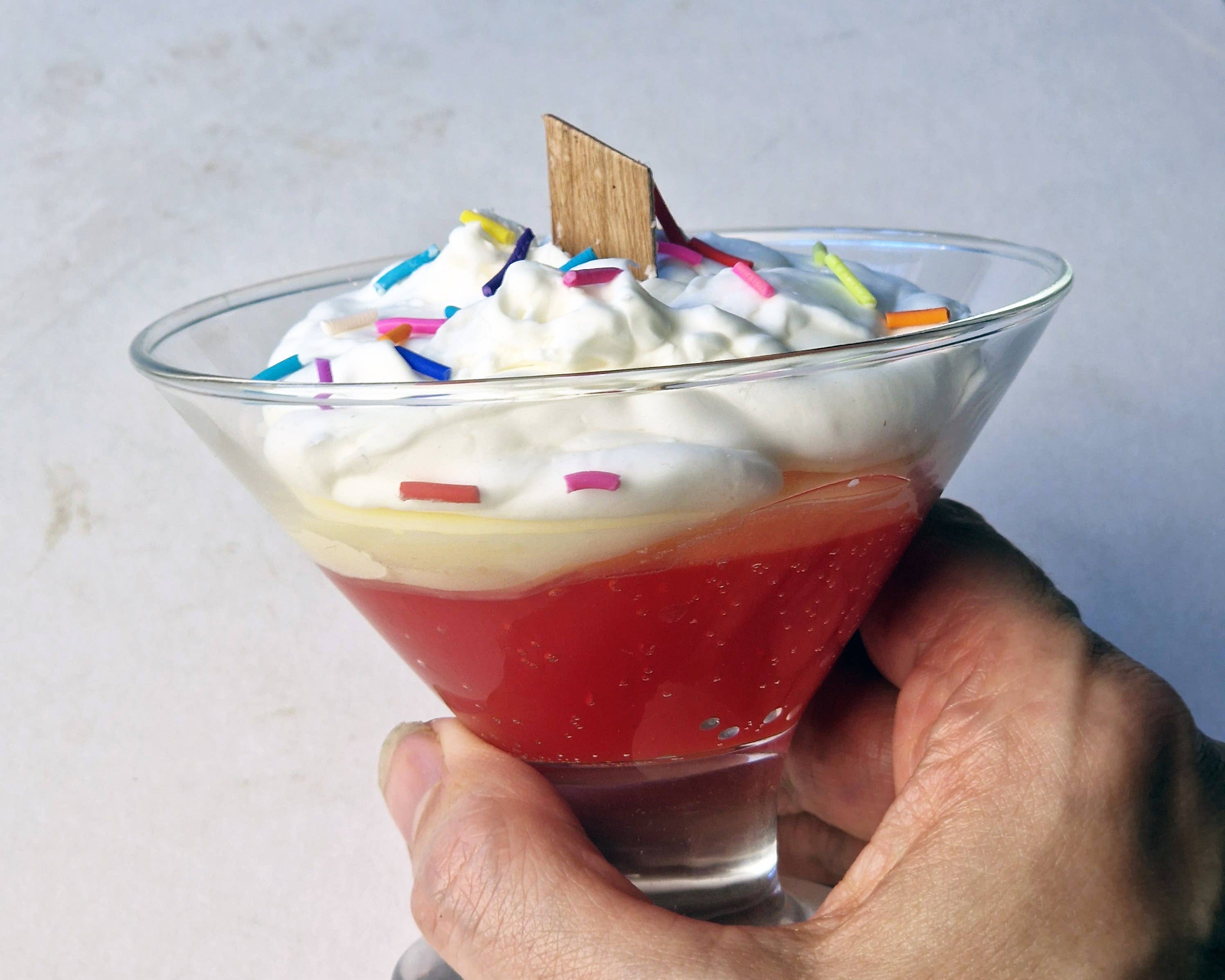 Trifle inspired Dessert Candle