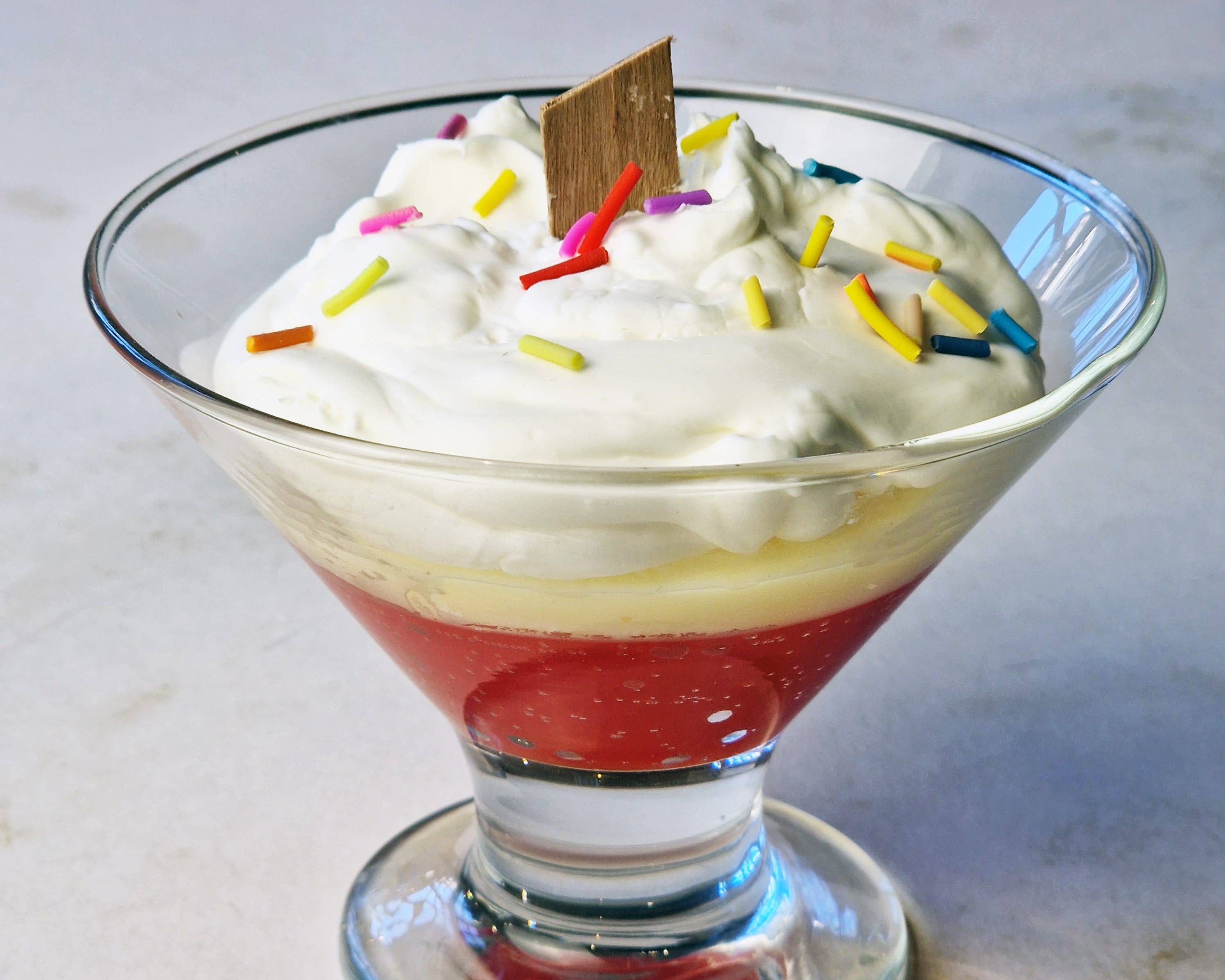 Trifle inspired Dessert Candle