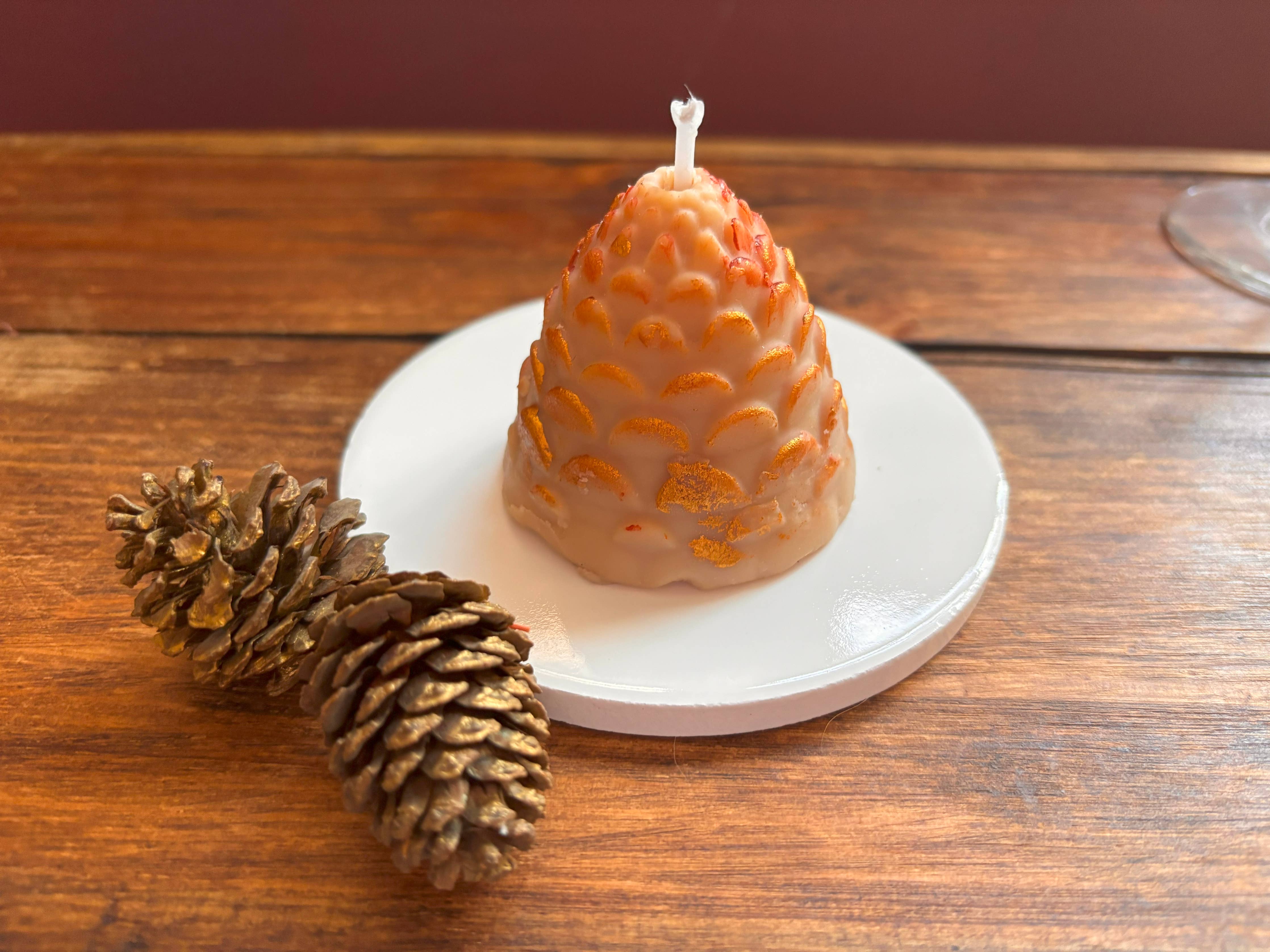 Pine Cone Christmas Scented Candle
