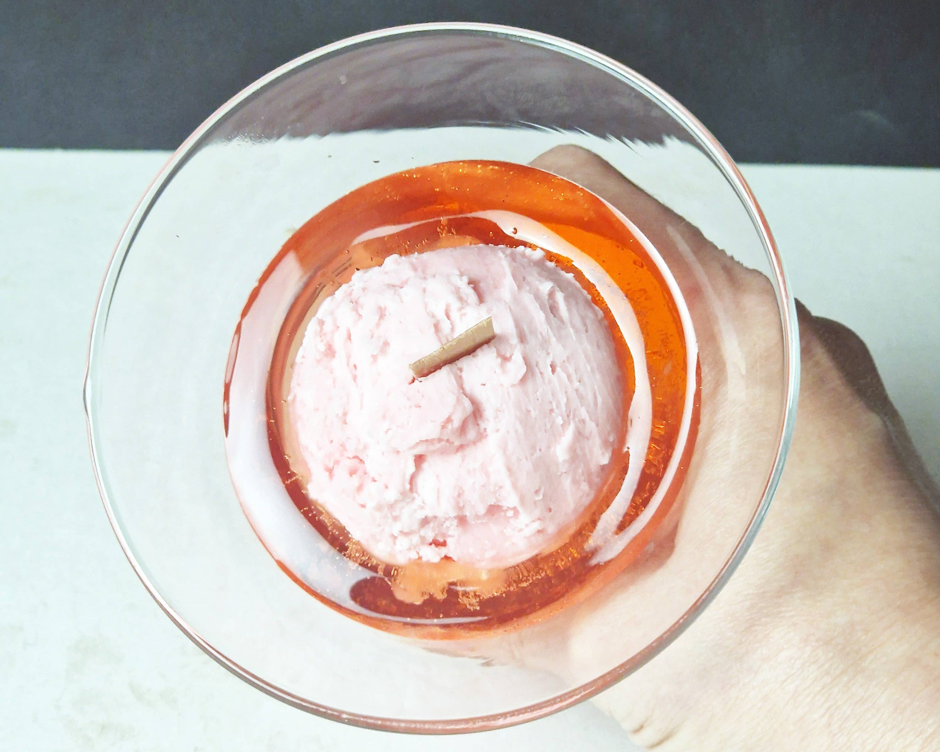 Jelly and Ice Cream inspired Dessert Candle