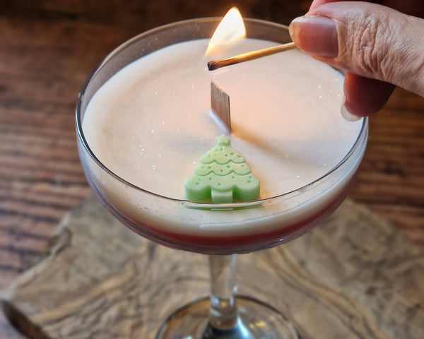 Christmas Tree Scented Christmas Cocktail Candle