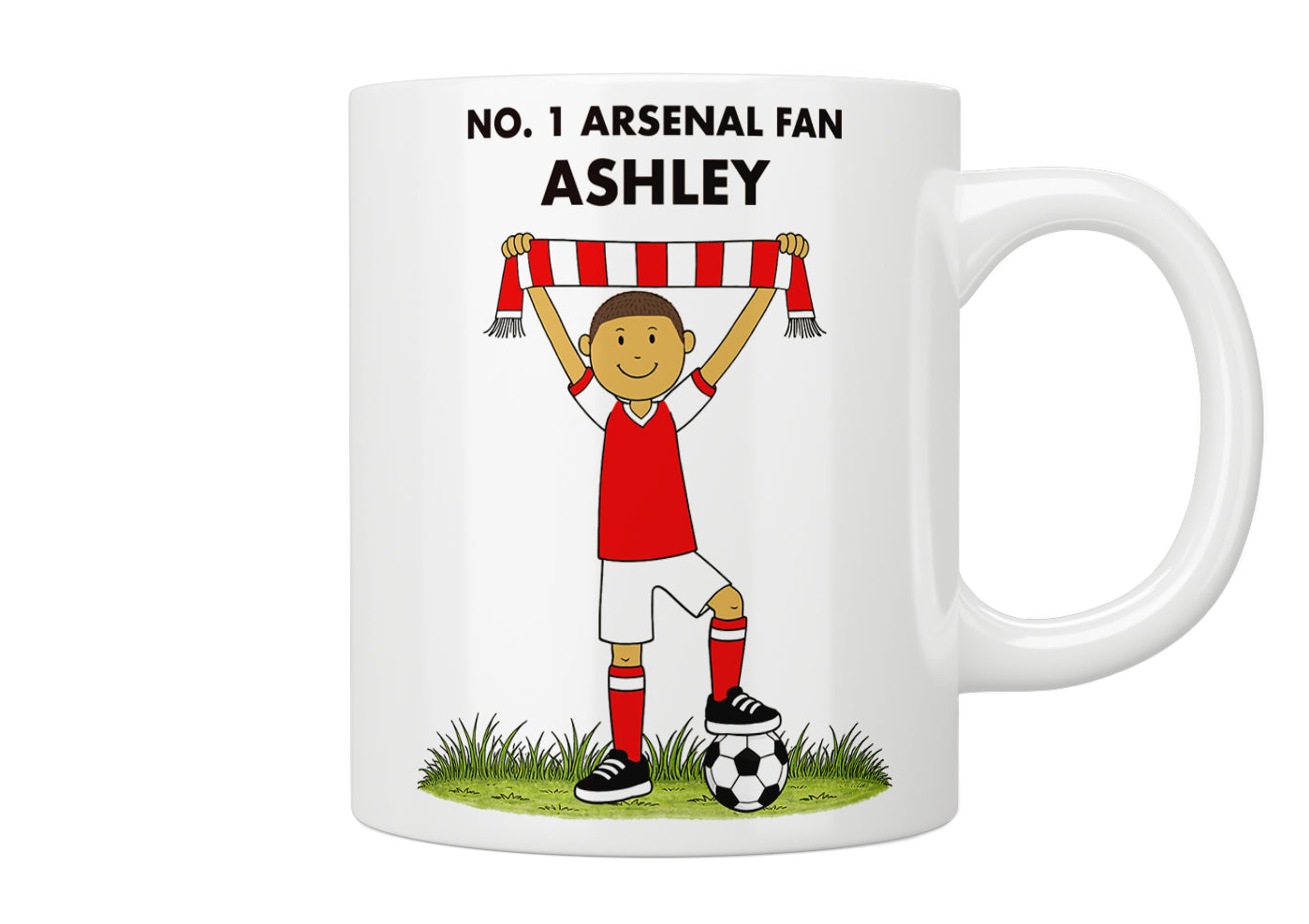 Personalised No. 1 Arsenal Mug