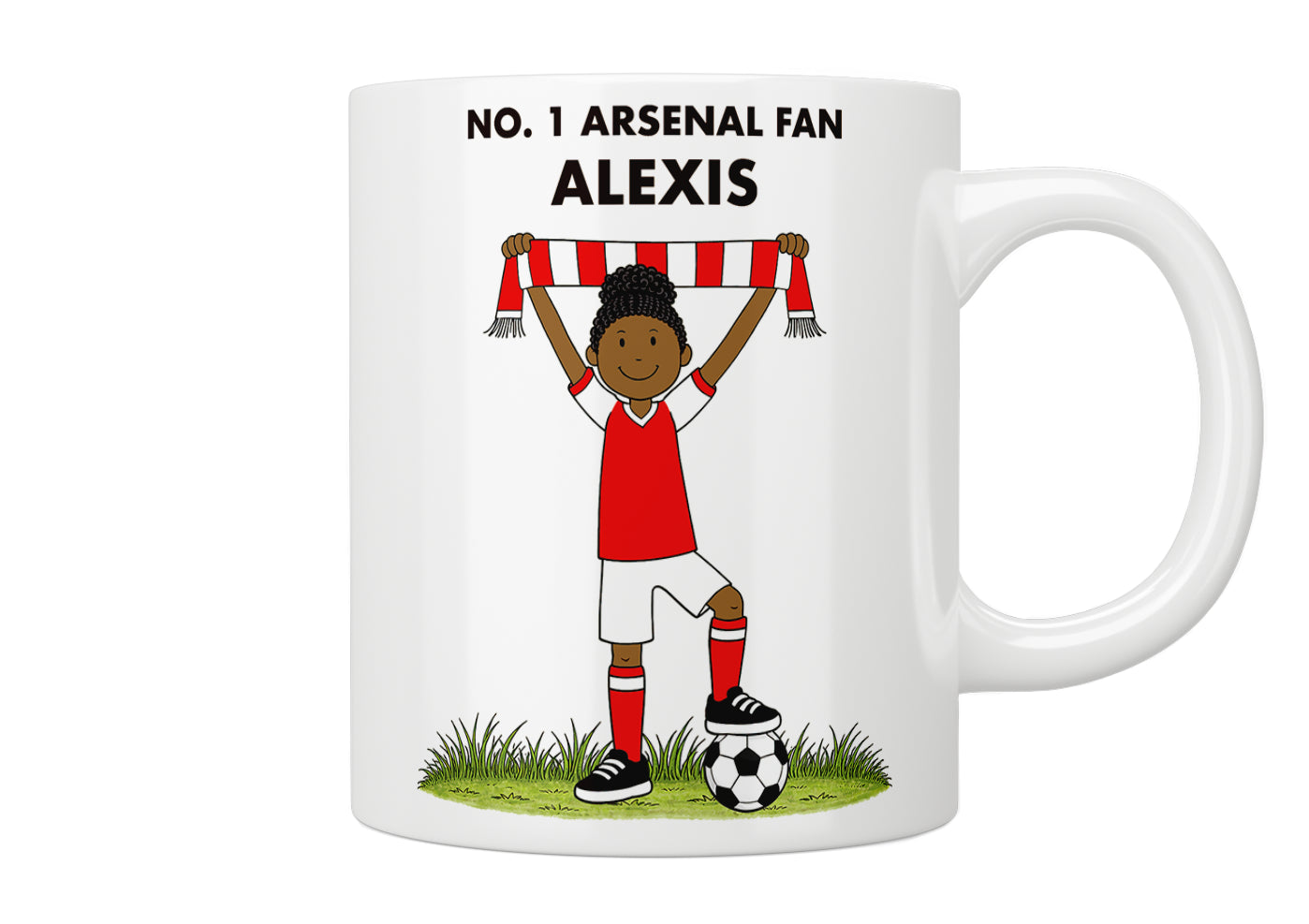Personalised No. 1 Arsenal Mug