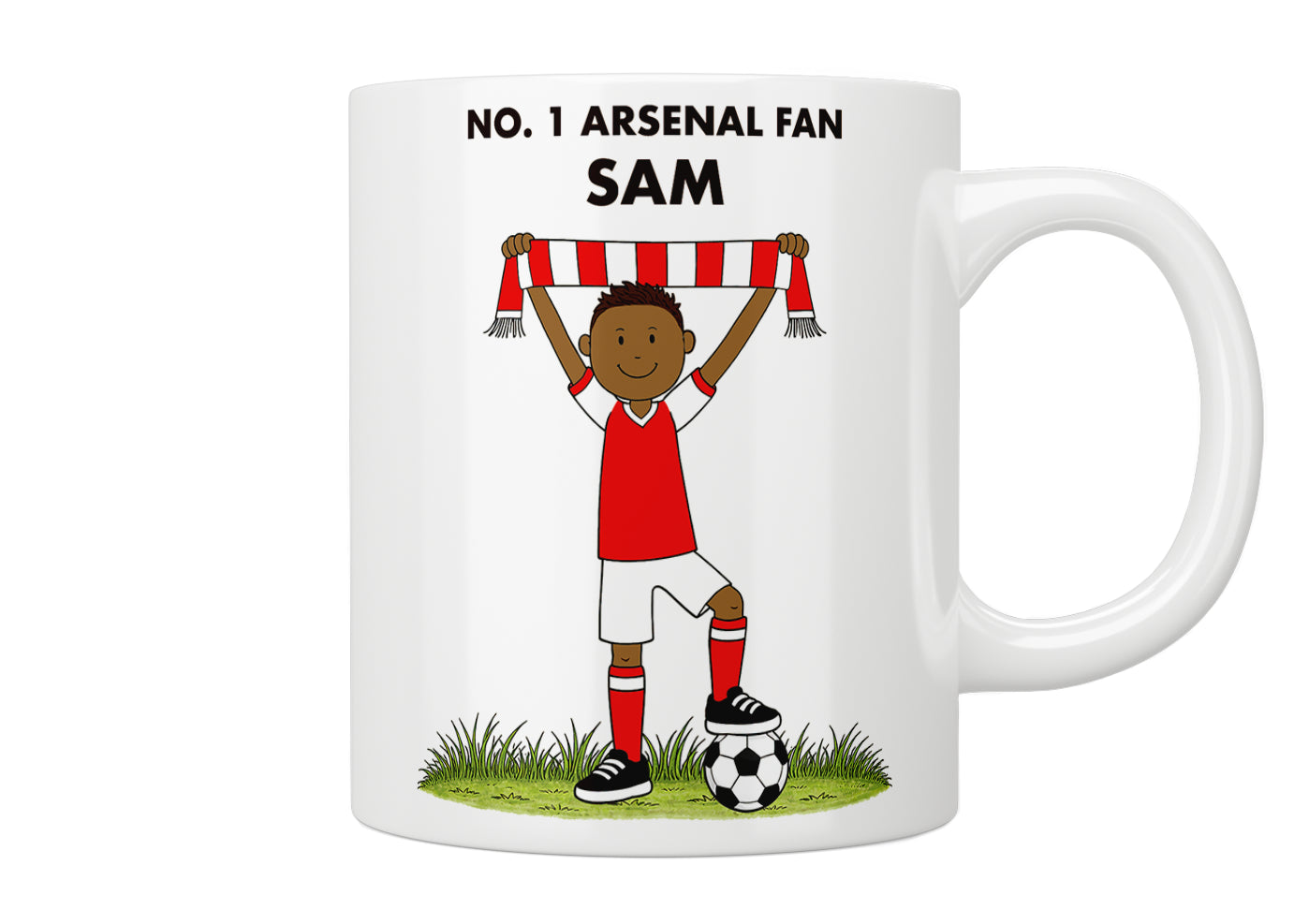 Personalised No. 1 Arsenal Mug
