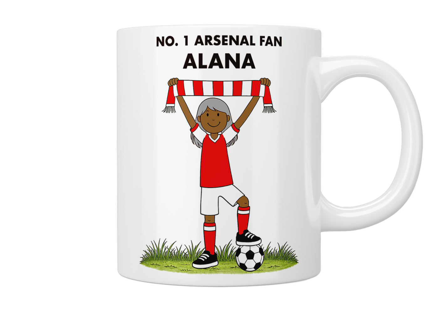 Personalised No. 1 Arsenal Mug