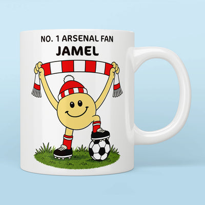 Personalised No. 1 Arsenal Fan Mug