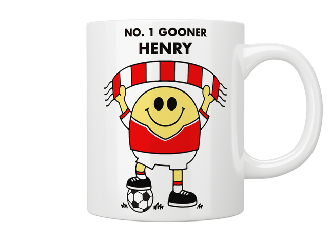 Personalised No. 1 Gooner Mug