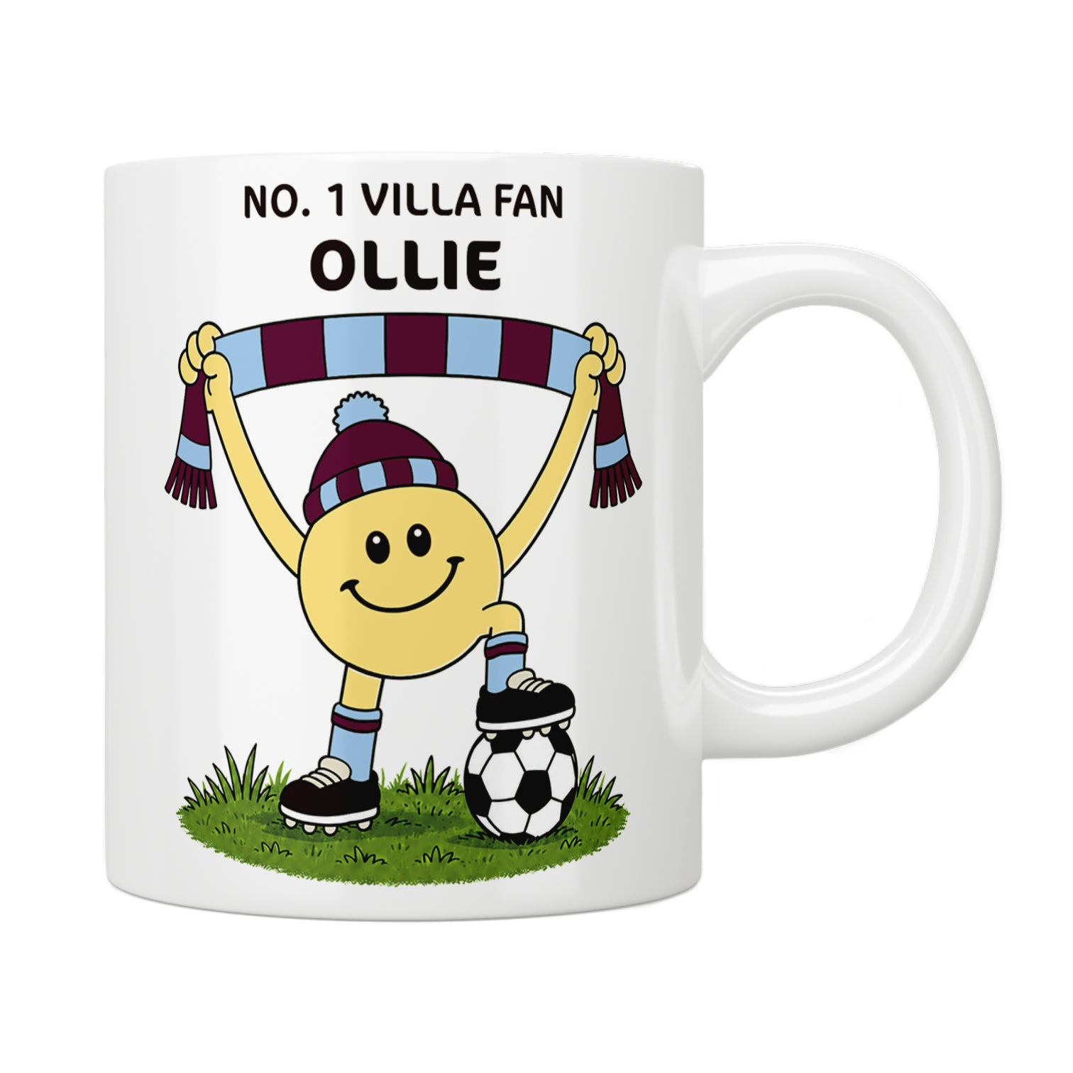 Personalised No. 1  Aston Villa Fan Mug