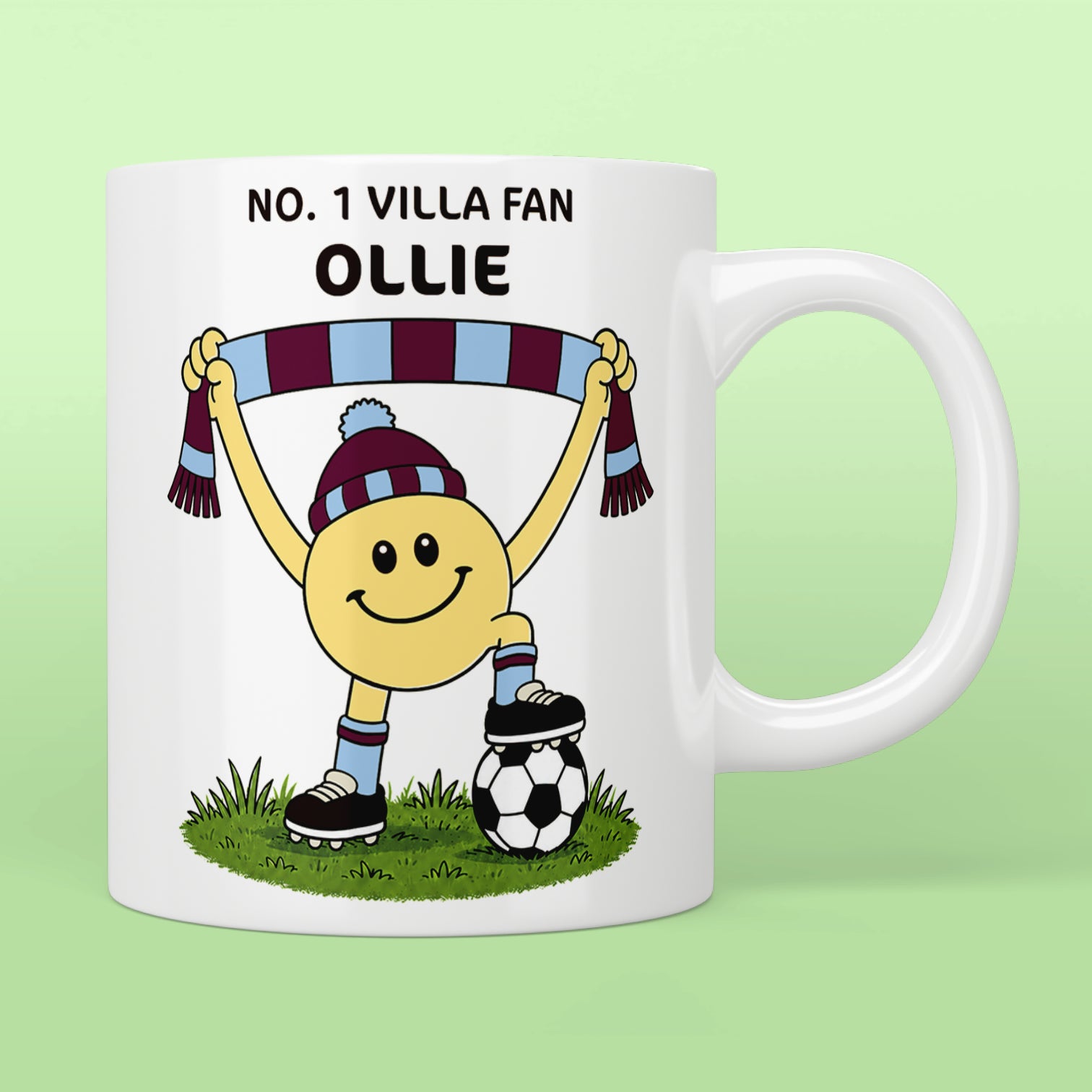 Personalised No. 1  Aston Villa Fan Mug