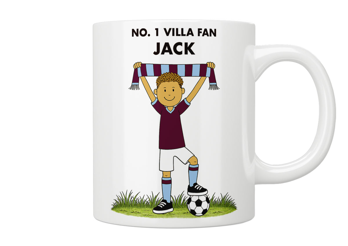 Personalised No. 1  Aston Villa Fan Mug