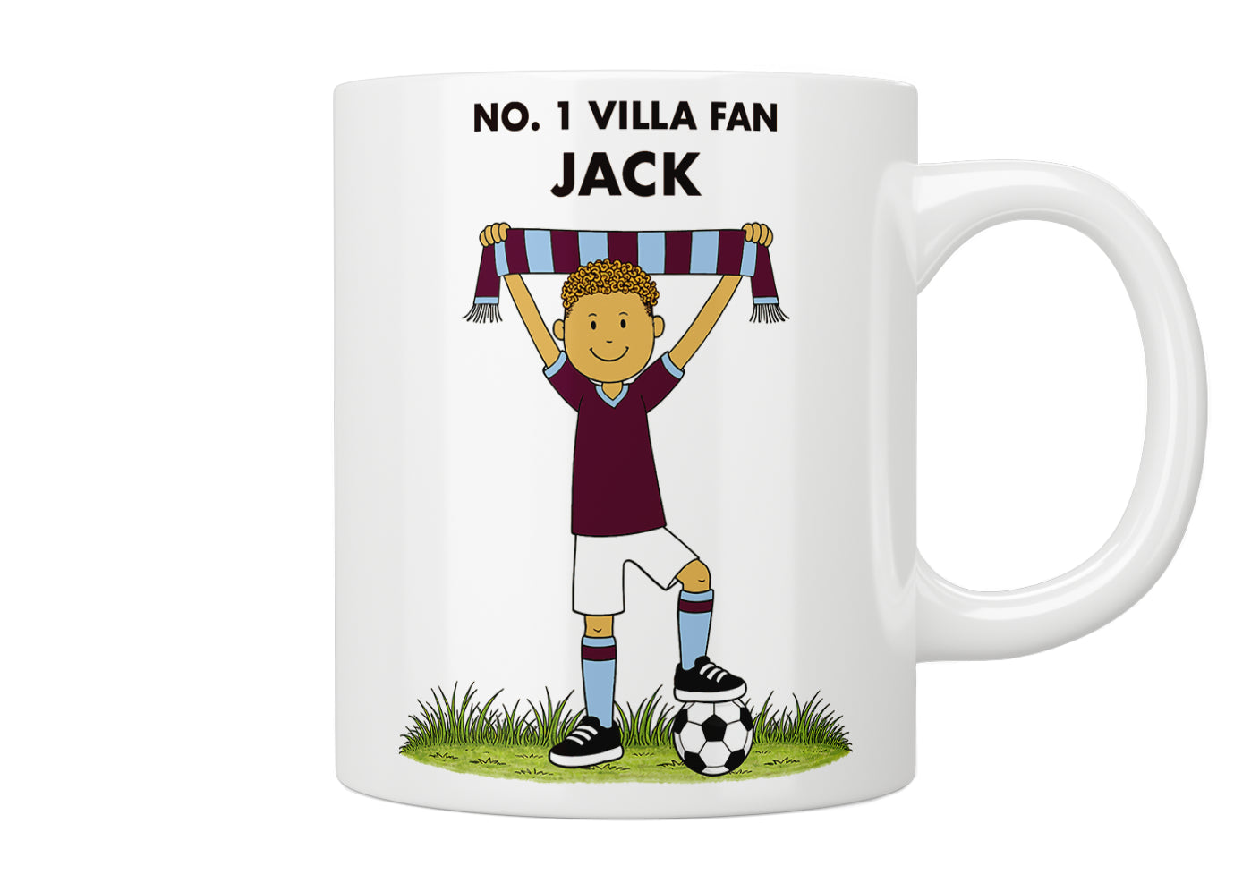 Personalised No. 1  Aston Villa Fan Mug