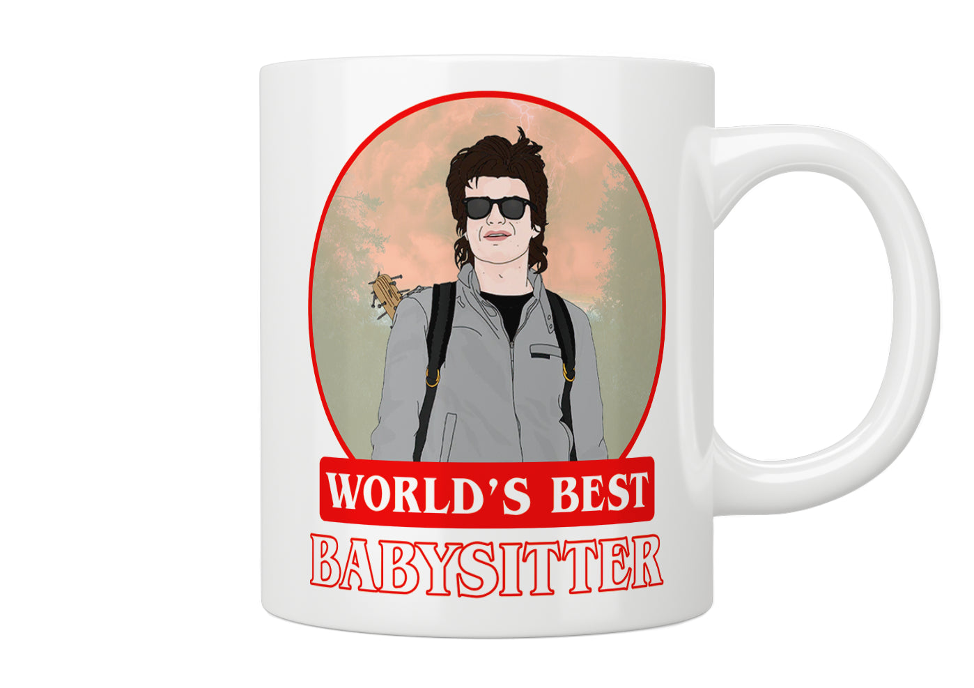 Stranger Things World's Best Babysitter Mug