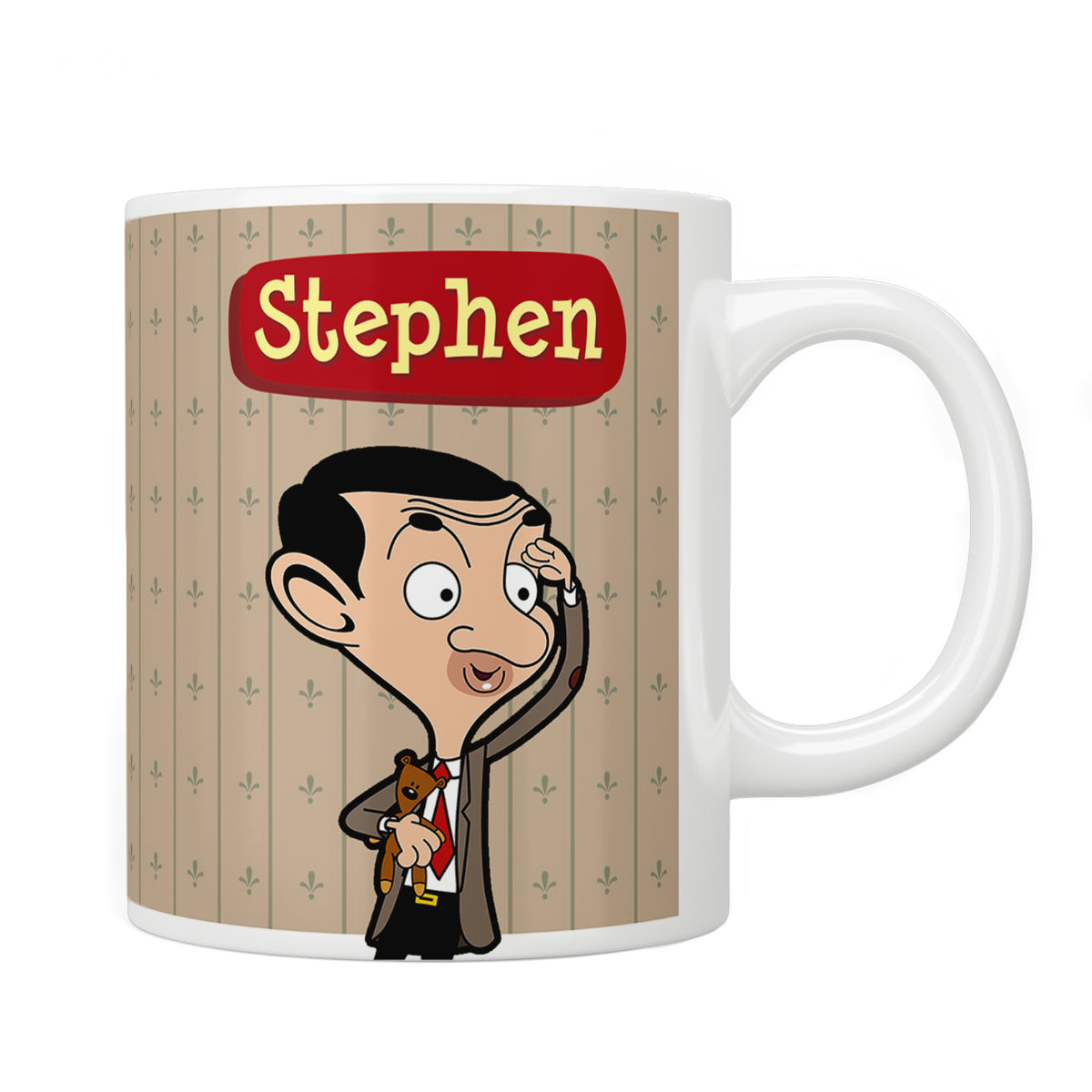 Personalised Mr Bean Mug