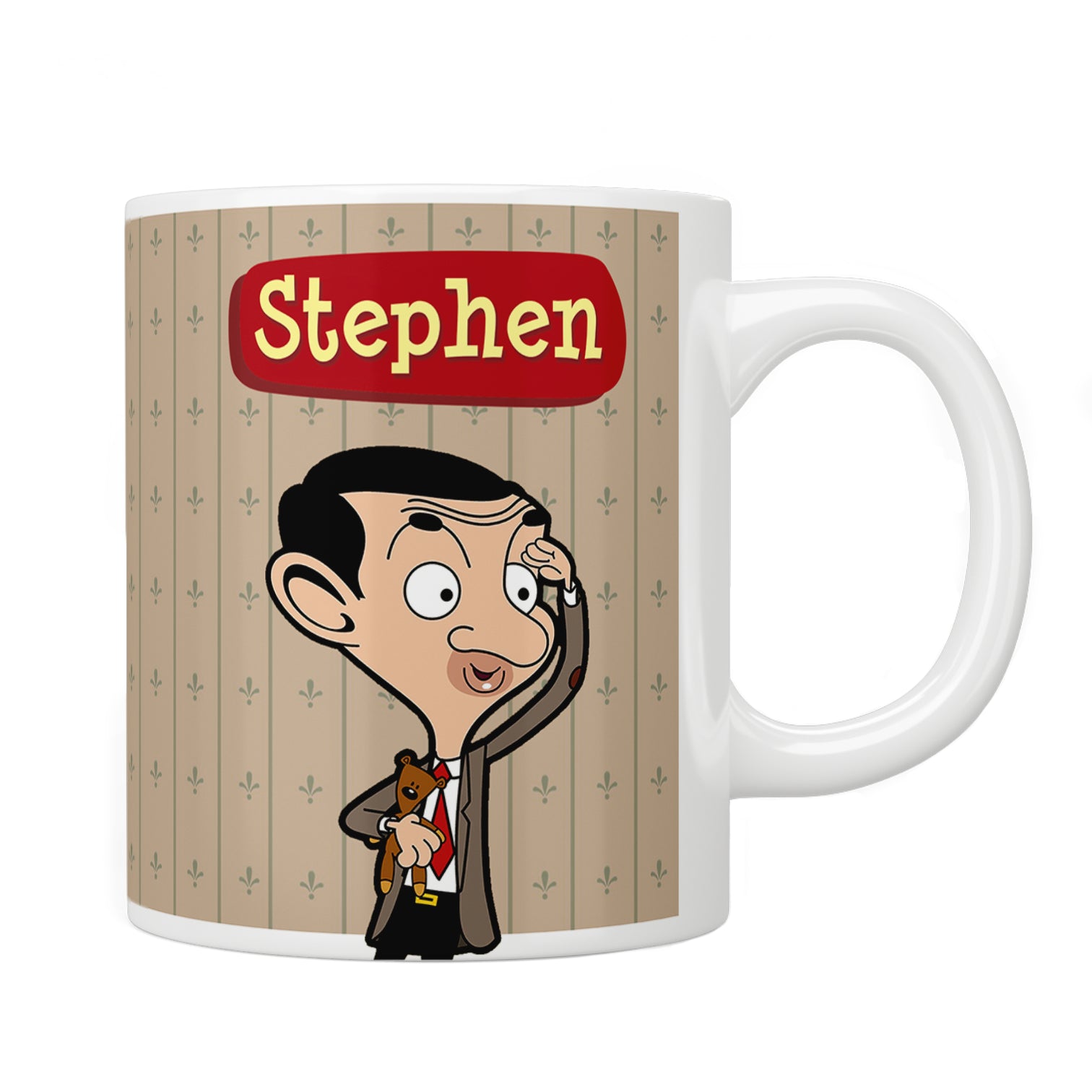Personalised Mr Bean Mug