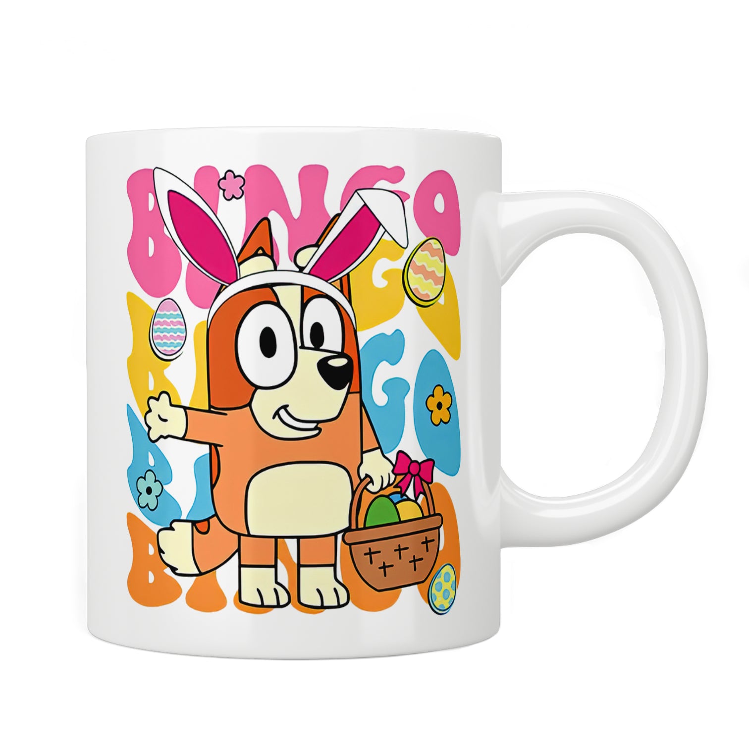 Bluey Bingo Easter Bunny Mug