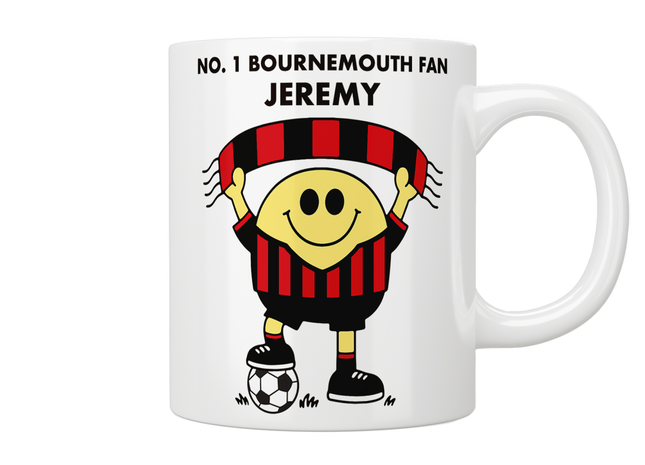 Personalised No. 1 Bournemouth Fan Mug