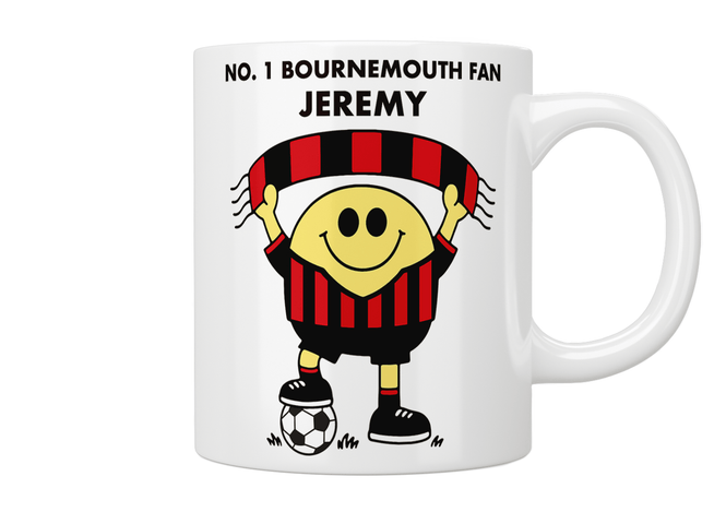 Personalised No. 1 Bournemouth Fan Mug